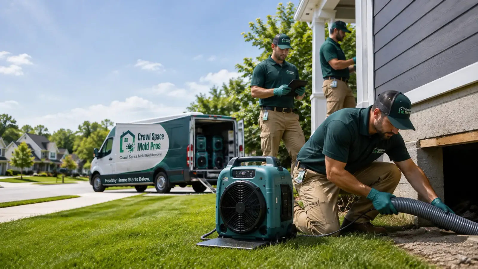 Crawl Space Mold Removal in Levittown, PA